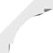 Ekena Millwork 4-in. W x 8-in. D x 8-in. H Merced Architectural Grade PVC Knee Brace BRCP04X08X08MRC - alternate 6